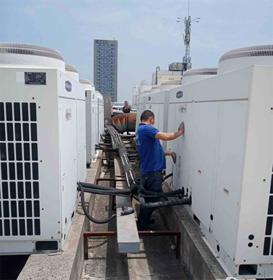 广水中央空调制热和不制冷系统维修方法